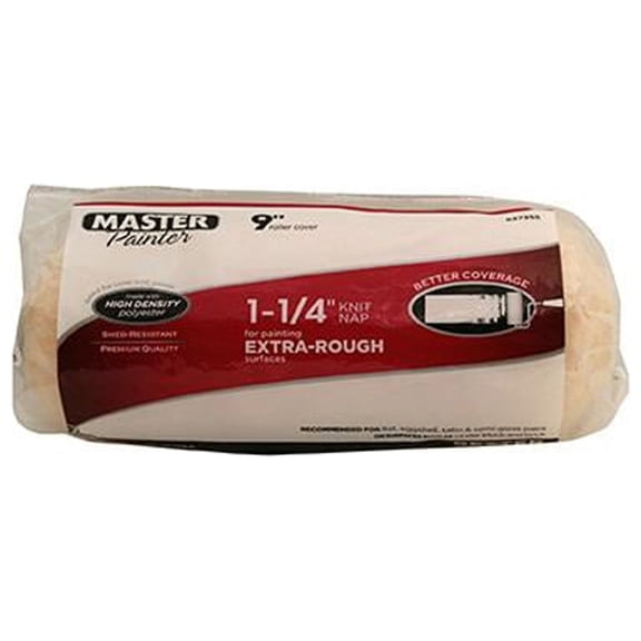 Master Painter Better MPP9114-9IN Premium Paint Roller Cover, 9 x 1-1/4 In. Nap - Quantity 12