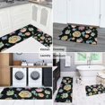 thumbnail image 5 of Pioneer Flower Floral Print Pattern Kitchen Rugs Sets Of 2,Anti Fatigue Kitchen Mat Rugs Non Slip Washable,Decorative Kitchen Floor Mats for Kitchen,Sink,Laundry,17"x30"+17"x47", 5 of 7