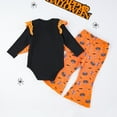 thumbnail image 6 of My First Halloween Outfit Baby Girl Long Sleeve Romper and Pants Set Cute Fall Clothes, 6 of 8