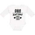 thumbnail image 3 of Inktastic Ohio Awesome Since 1803 Boys or Girls Long Sleeve Baby Bodysuit, 3 of 5