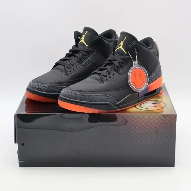 FN0344-001 J Balvin N I-K-E A i r-Jor-dan 3 Retro SP Rio (Men's)