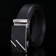 thumbnail image 1 of Cinturón de hombre con hebilla automática para negocios, informal, cinturón para pantalones, fácil de usar, buen material, longitud versátil, 1 of 6