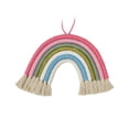 thumbnail image 1 of Exquisito Tapiz De Pared Tejido De Macramé De Arcoíris, Decoración De Pared Artística Colgante Inevent HA023922-03, 1 of 5