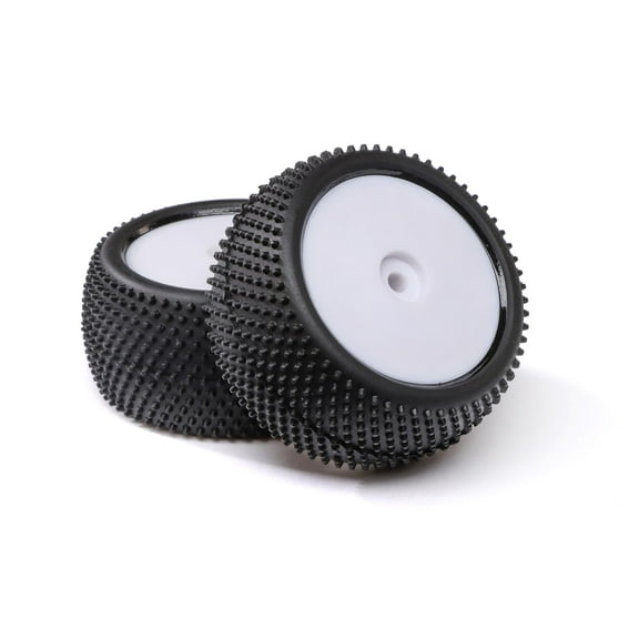 Losi Big Shot Rear Mounted Tires White 2 Mini B LOS41051