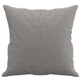 thumbnail image 2 of vidaXL Throw Pillows 2 pcs Light Grey 40x40 cm Fabric, 2 of 5