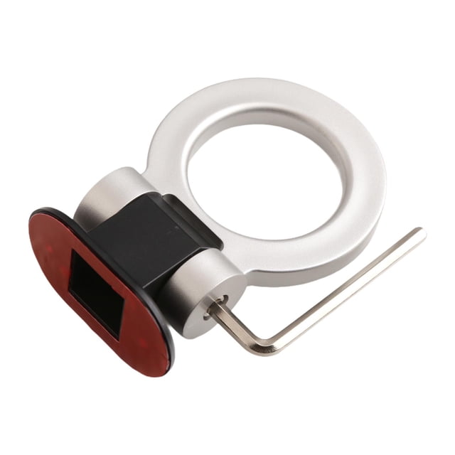Gancho de remolque para coche, pegatina decorativa para coche, accesorios automotrices, pegatina de gancho de remolque redonda Universal de fácil