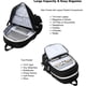 thumbnail image 3 of Mochilas para computadora portátil Mochila escolar de 15,6 pulgadas Mochila universitaria Mochila de viaje antirrobo Mochilas grandes para adolescentes Niñas Mujeres Estudiantes, 3 of 5
