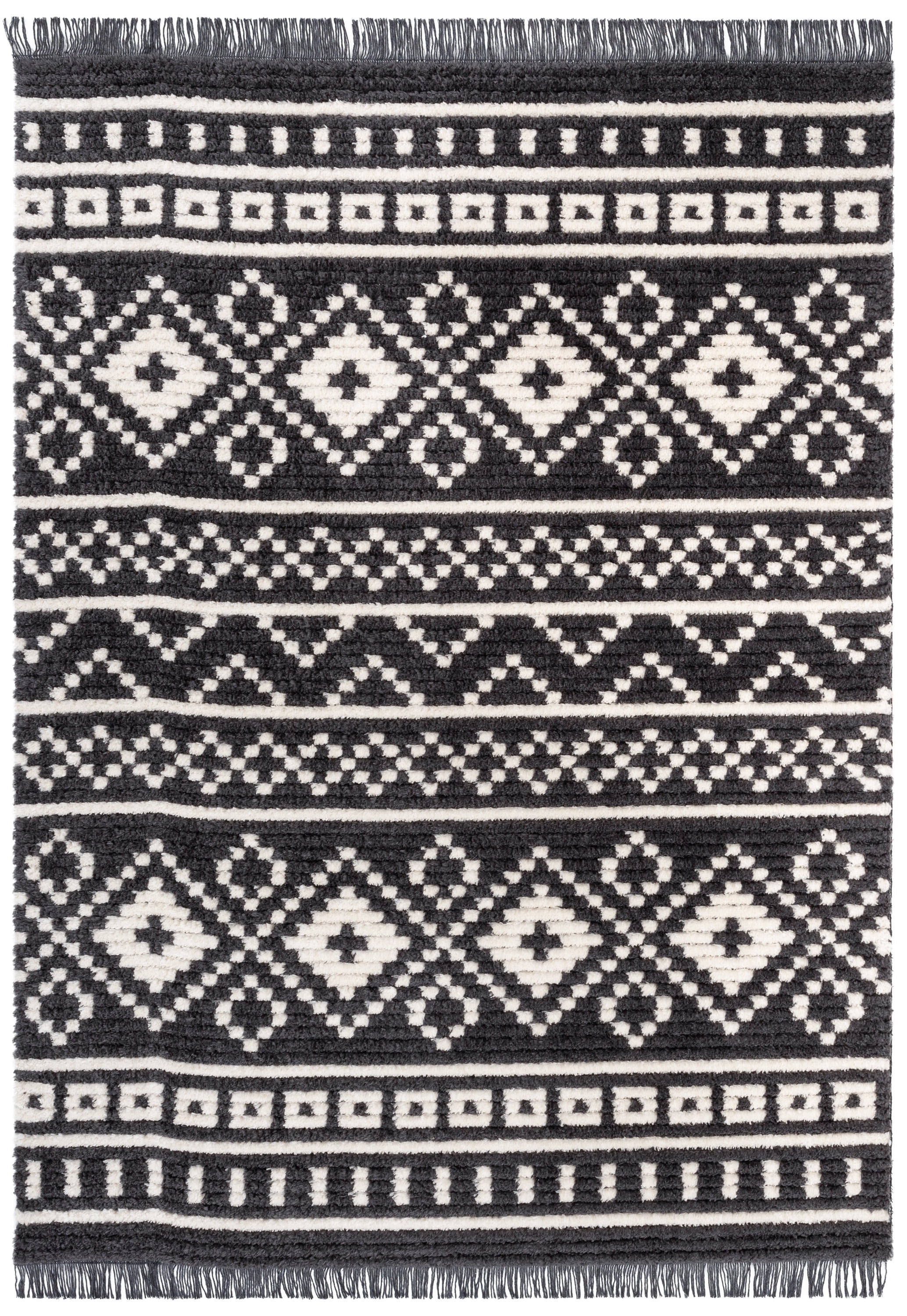 Well Woven Maya Moroccan Hand-Made Area Rug, 3.92' x 5.83'