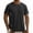Black, variant on Men’s Summer Mesh T-Shirt – Breathable Crewneck Short Sleeve Tee, Lightweight Ventilated Top for Hot Weather Grey XL