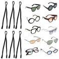 thumbnail image 3 of HLONK 6 Pcs Sangles de Lunettes Réglables Porte-Lunettes Cordons de Cou Noir, 3 of 7