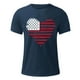 thumbnail image 4 of Tops para hombre, blusas y camisas de cuello redondo y manga corta para hombre, camiseta de cuello redondo y manga corta con estampado de la bandera del Día de la Independencia de Estados Unidos para, 4 of 5