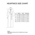 thumbnail image 6 of HEARTNICE Women's Silk Full-length Robe, Soft Satin Lightweight Bathrobe,(Black,M), 6 of 6