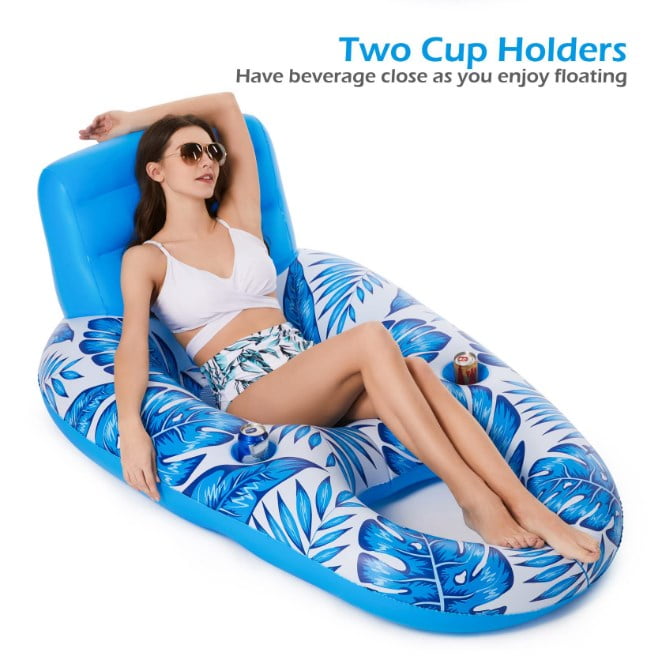 Inflatable Pool Float Adult - Pool Floaties Floats Rafts Floating Chair Floats Water Floaty for Swimming Pool