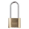 Master Lock 175LH Set Your Own Combination Padlock, 2-1/4 in. Shackle, Brass Finish