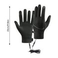 thumbnail image 2 of Rechargeable Heated Gloves for Men Women,with Touchscreen Function,USB Powered Winter Heating Gloves for Motorcycle Ski Work Sports Camping Snowboarding Outdoor Activities,Warm Cold Weather Gear, 2 of 8