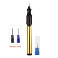 thumbnail image 2 of Electric Micro Engraving Pen Mini Engraver Machine Cordless DIY Carve Tools Graver Kit with Extra   Bit Replacement for DIY Jewellery Metal Glass  Wood Ceramics Stone, 2 of 7