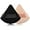 1 Black & 1 Nude, variant on 2 Pcs UniVerse Triangle Powder Puff for Face Powder, Soft Plush Setting Powder Puff, Velour Cosmetic Foundation Blender Sponge Beauty Makeup Tools (Black&Pink)