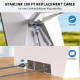 thumbnail image 3 of 3Pcs Starlink Gen 3 Cable 15FT/ 5M Short Cable, Replacement Extension Starlink Ethernet Cable Waterproof, Grey, 3 of 6