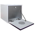 thumbnail image 1 of Buro Flotante Recamara Mdf Luz Led Ensamblado Gris, 1 of 7