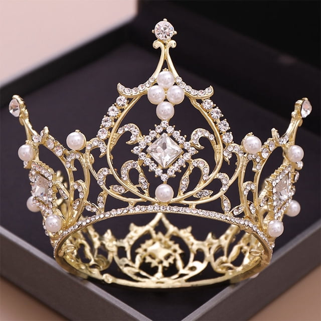 Hytrove Tiara Redonda Estilo Para De Vestido De Novia