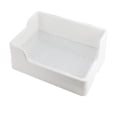 thumbnail image 2 of Caja de arena para conejos Zulema Inodoro con bandeja de arena Blanco, 2 of 8