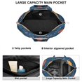 thumbnail image 2 of Flower Women's Large Weekend Travel Bag Moving Canvas Handbag Thick Double Layer Beach Weekend Travel Unisex Hospital Maternity Delivery with Toiletry Waterproof, 2 of 5