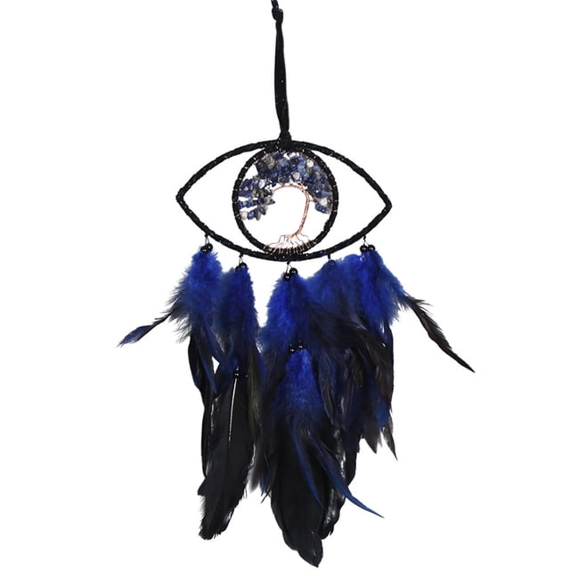 Crystal Gravel Life Tree Style Dreamcatcher Devil's Eye Dreamcatcher Room Crafts