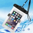 thumbnail image 2 of Transparent Waterproof Phone Pouch Sensitive Touch High Sealing Phone Bag for Under 6.5‘‘ Mobile Phones, 2 of 6