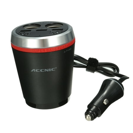 ACCNIC Car h USB MP3 Player FM Transmitter Radio for iPhone , cell phone, MP3 player,