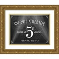 thumbnail image 1 of Perrenoud, Aubree 32x25 Gold Ornate Wood Framed with Double Matting Museum Art Print Titled - Movie Theatre, 1 of 4
