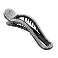 thumbnail image 1 of Elegante, Automático, Cristal, de Imitación, Mariposa, Francé , Pasador, Pinza de Pelo Grande, Horquil Soporte Negro Macarena Crystal Hair Clip for Women, 1 of 3