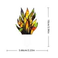 thumbnail image 3 of Flowers And Animals Series 2D Acrylic Outdoor Flower Pots Plug Props Decoration, 3 of 4