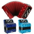 thumbnail image 6 of Fearlessin Accordion 8 Bass 22 Key Professional Instrument Musical Adults Equipment Replaced Music Supply Accessory Accordions Red, 6 of 6