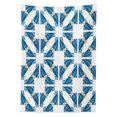 thumbnail image 3 of Ambesonne Vintage Tablecloth Rectangular Table Cover, Moroccan Blue Leaves, 60"x84", Blue White, 3 of 4
