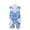 ZB-Blue, variant on yocbz Baby Must Haves For Shose Romper Baby Set 5pcs Boy Tops Hat Pants Bib Sock Girl Outfits Girls Outfits Set Baby Clothes Girl New Born Blue,0-3 Months