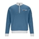 thumbnail image 3 of Ceisia Mens Long Sleeve Quarter Zip Pullover Sweater Waffle Knit Mock Neck with Pockets Blue S Gift, 3 of 8