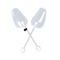 thumbnail image 2 of Clearance! Pair Adjustable Shoe Support Shapers Plastic Keepers Unisex Trees R0 D1H8-awomen-, 2 of 8