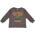 thumbnail image 3 of Inktastic Peanut Butter Spoon Boys or Girls Long Sleeve Toddler T-Shirt, 3 of 5