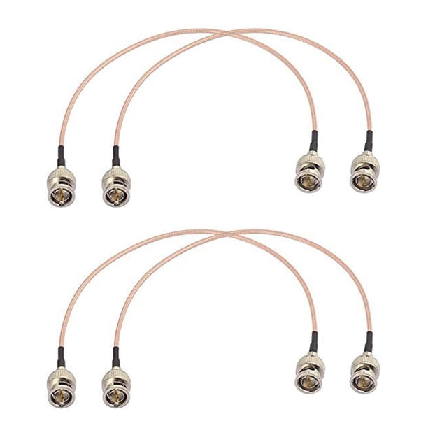 4 Piezas 3G HD SDI Cable BNC Cable 30cm 75 Ohm para Cámaras BMCC Equipo de Video Admite HD-SDI 3G-SDI 4K 8K SDI Video Cable