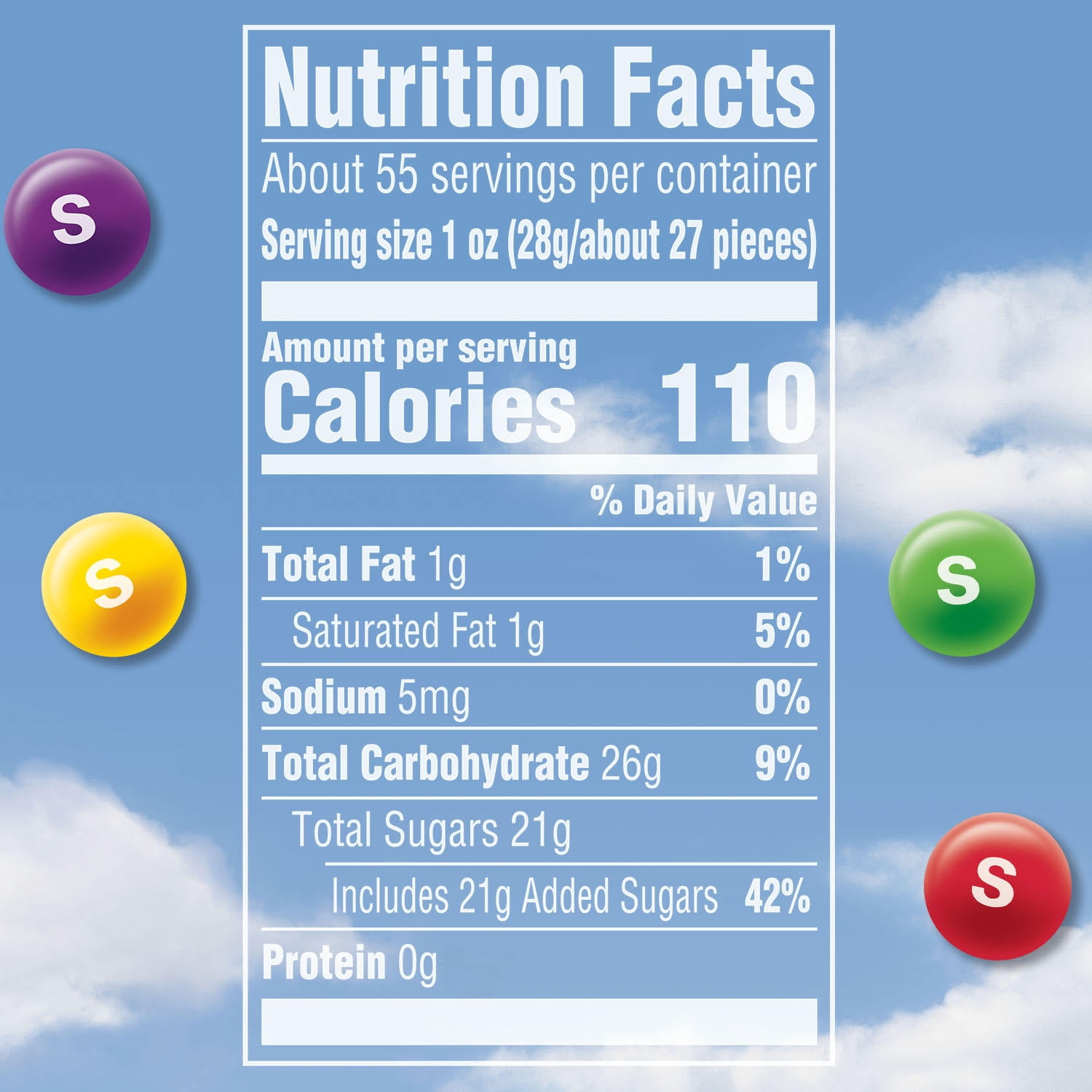 Original Chewy Candy Bulk Jar by Skittles, 54 oz. 2PK, Free PICKN BUY Gummies