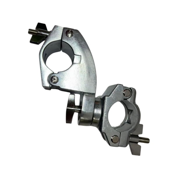 Conector de abrazadera para batería, soporte de percusión de aleación de zinc resistente y ajustable. Estilo B