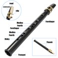 thumbnail image 6 of ammoon Black Pocket Sax Mini Portable Saxophone Little Saxophone With Carrying Bag Woodwind Instrument, 6 of 7