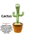 thumbnail image 1 of Danza Hada Cactus escultura de arena juguete de peluche eléctrico para niños diciendo discurso canto brillante en decoración del hogar Mini modelo, 1 of 5
