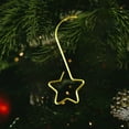 thumbnail image 4 of Luoshdecor 20PCS Mini Star Hooks,Metal Christmas Small Decorative Storage Hooks for Xmas Tree Jewelry, Keys Supplies 1.97 in, 4 of 5