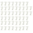 thumbnail image 1 of jifeng Têtes Transparentes Goupilles de Torsion Vis en Spirale pour Rembourrage Forme de Rose G Lot de 50, 1 of 9