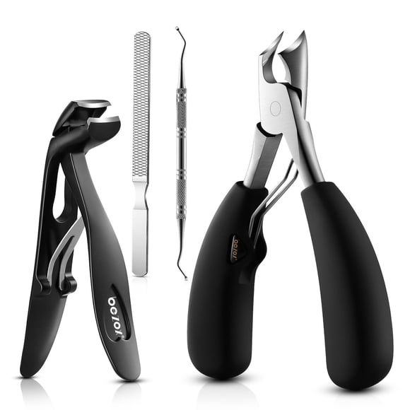 Kit cortaúñas BEZOX para personas mayores encarnadas