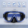 thumbnail image 2 of Diving Mask , Professional Anti-Fog Snorkel Goggles, Anti-Leak Swim Mask with Soft Adjustable Strap & Mesh Bag, Earplug, 2 of 5