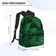 thumbnail image 2 of Disketp Green Leave Fern Mochila Ligera Clásica con Múltiples Bolsillos, Mochila Casual para Hombre y Mujer, Ideal para Escuela, Trabajo y Viajes, 2 of 6