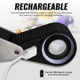 thumbnail image 4 of 10x Jewelers Loupe with UV & LED Lights, Rechargeable, 4 of 7