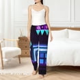 thumbnail image 6 of Lsque Geometry Dash Print Women's Pajama Pants, Lounge Pant - Comfortable Home Wear,Elastic Waistband, Stylish Design-X-Large, 6 of 9